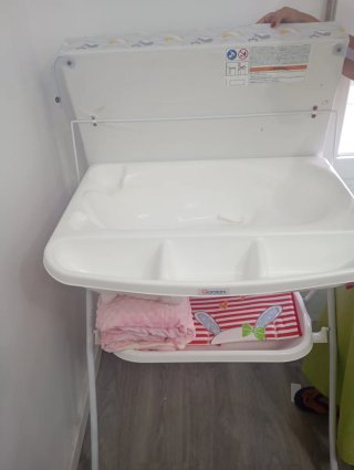 Bañera cambiador bebe con cajonera de cinco cajone