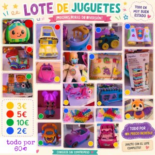 Lote de juguetes: ¡Muchas horas de diversión!
