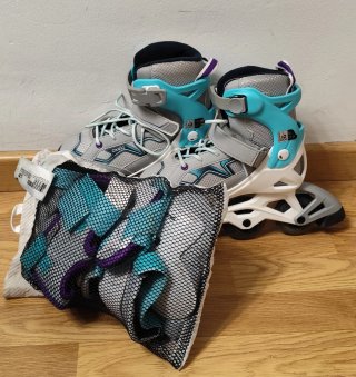 Patines Oxelo Ajustables Niña/o y protecciones