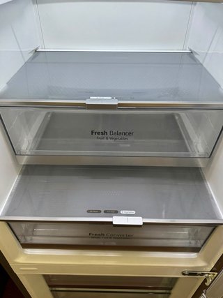 FRIGORÍFICO COMBI NO FROST EN INOX LG