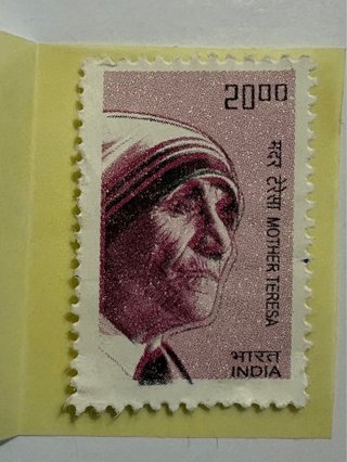 Francobollo Madre Teresa di Calcutta