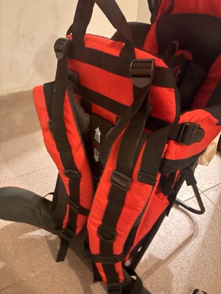 Mochila Portabebés Trekking Roja