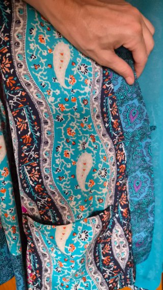 Kimono Zara estampado talla única