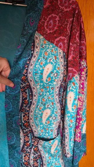 Kimono Zara estampado talla única