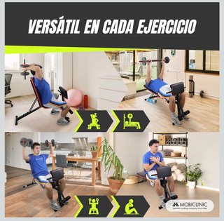 Banco de musculación ajustable