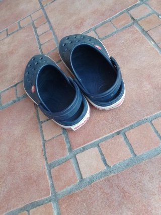 Crocs infantiles azul 34/35