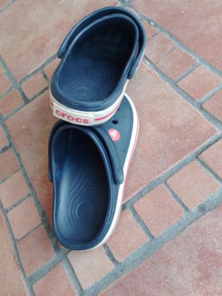 Crocs infantiles azul 34/35