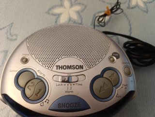 Radio Despertador Digital Negro