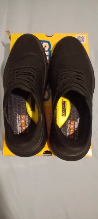 Zapatos Skechers Negros Hombre