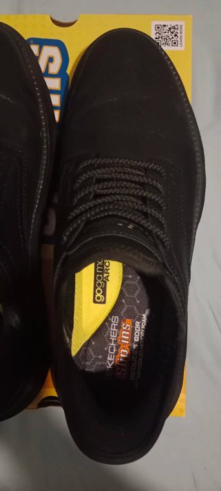 Zapatos Skechers Negros Hombre