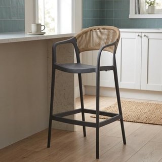EasyMueble | Taburete alto patchwork madera