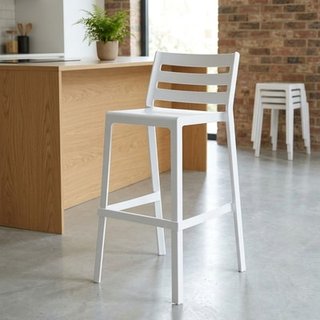 EasyMueble | Taburete alto patchwork madera