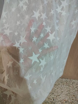 Camiseta Massimo Dutti estrellas transparente
