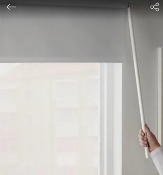 Cortina IKEA FRIDANS blanco 125x195 cm
