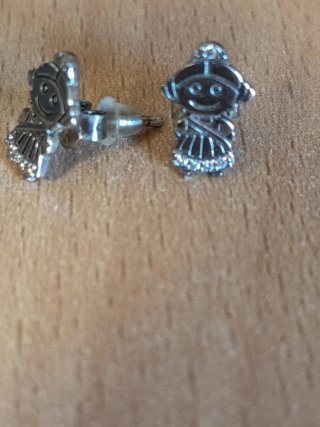 Pendientes Fallera Plata Ley Sylvie Carsi