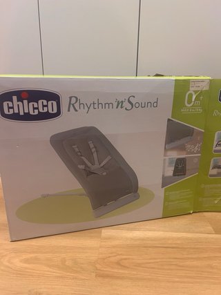 Hamaca Bebé Chicco Rhythm 'n Sound Gris