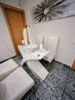 Mueble TV Blanco y Negro