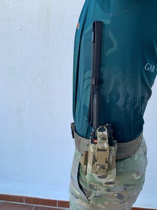 Porta Radio Warrior Ajustable Multicam