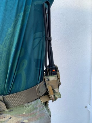 Porta Radio Warrior Ajustable Multicam