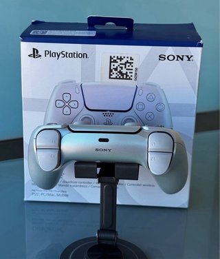 Como Nuevo Mando PS5 Chromado Pearl Sony Con Caja