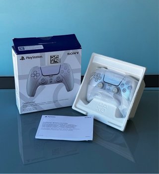 Como Nuevo Mando PS5 Chromado Pearl Sony Con Caja