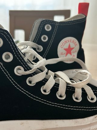 Converse Chuck Taylor Plataforma Negras