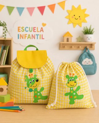Mochila Vichy Infantil