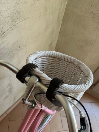 Oferta !!! Bicicleta rosa paseo con cesta Victoria