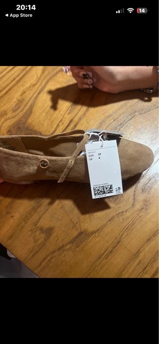 Ballerine H&M scamosciate beige/marrone