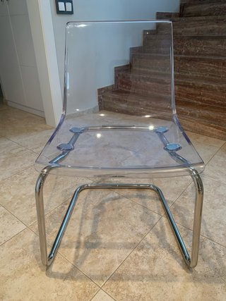 Sillas transparentes Ikea