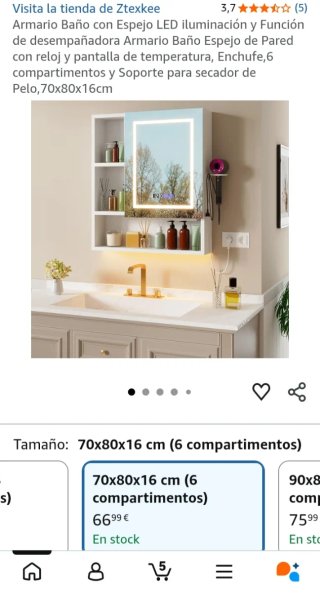 Mueble de baño con espejo. LEER BIEN DESCRIPCIÓN.
