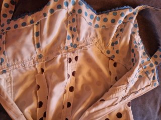 Vestido Flamenca Asimétrico Lunares