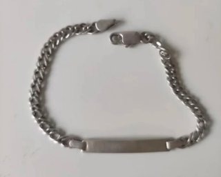 Pulseras Plata Ley