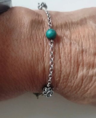Pulseras Plata Ley
