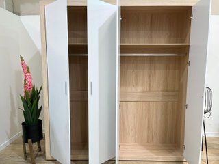 Armario 4 Puertas Cambria Blanco