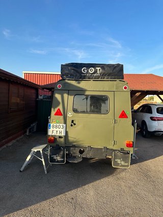 Remolque Land Rover Santana Verde