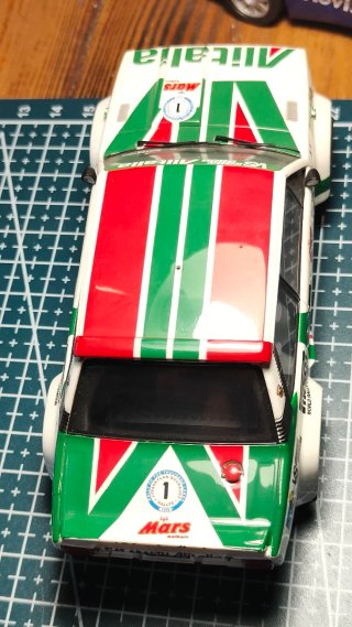 Scalextric Fiat Abarth Alitalia