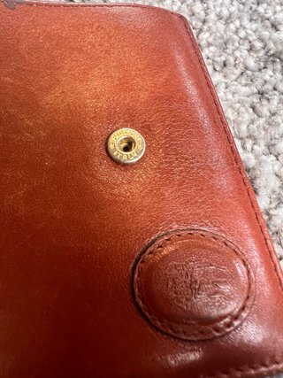Cartera Burberry Cuero Marrón y Beige