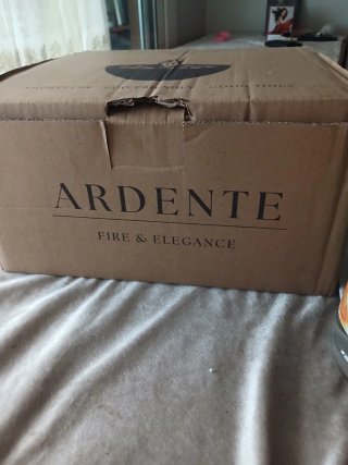 Chimenea de Mesa Flaemme Negra Piedra