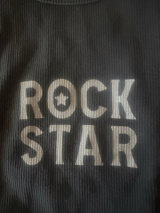 Camiseta tirantes Brownie Rock Star gris