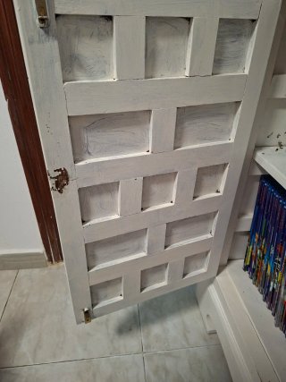 Mueble Castellano Blanco Madera para Restaurar