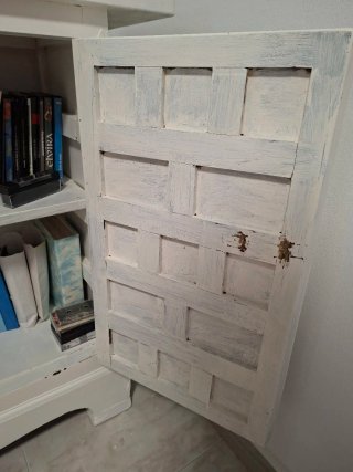 Mueble Castellano Blanco Madera para Restaurar