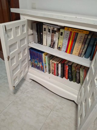 Mueble Castellano Blanco Madera para Restaurar
