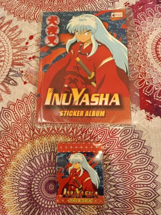 Álbum Inuyasha y Caja Sobres Cromos MANGA
