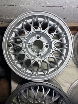 Llantas BBS 14” pintadas y alineadas a 0