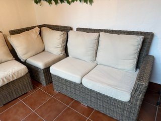 Muebles de aluminio y ratán para exterior