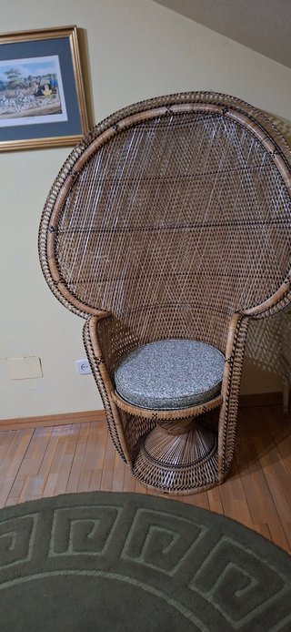 Sillón Emmanuelle Mimbre Natural