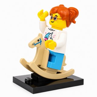 Sobre Lego Minifigura Serie 24 Niña Unicornio