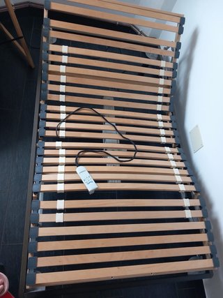 Somier eléctrico madera y metal