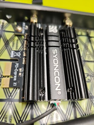 SYONCON AXE5400 WiFi 6E + Bluetooth 5.3 PCIe